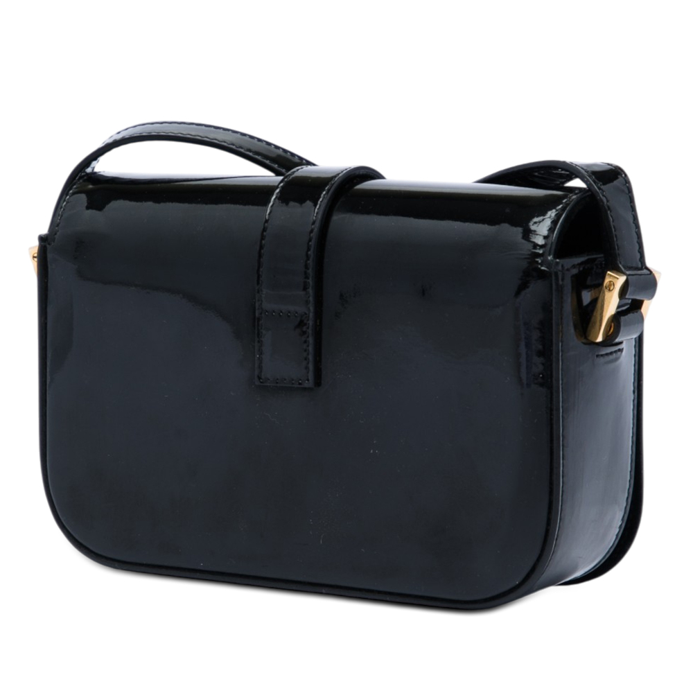 Pre-Loved Saint Laurent Small Patent Monogram Universite Crossbody - Picture 2 of 5